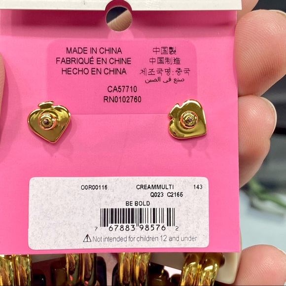 KATE SPADE BE BOLD STATEMENT EARRINGS - Picture 10 of 10